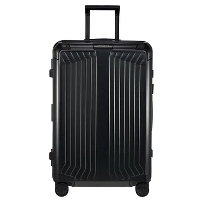 Samsonite Lite-Box ALU Anodised Aluminium 69 cm 4 Wheeled Spinner - Black
