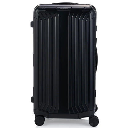 Samsonite Lite-Box ALU Anodised Aluminium 74 cm 4 Wheel Trunk - Black