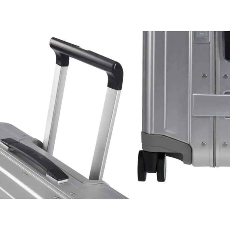Samsonite Lite-Box ALU Anodised Aluminium 80 cm 4 Wheel Trunk - Aluminium