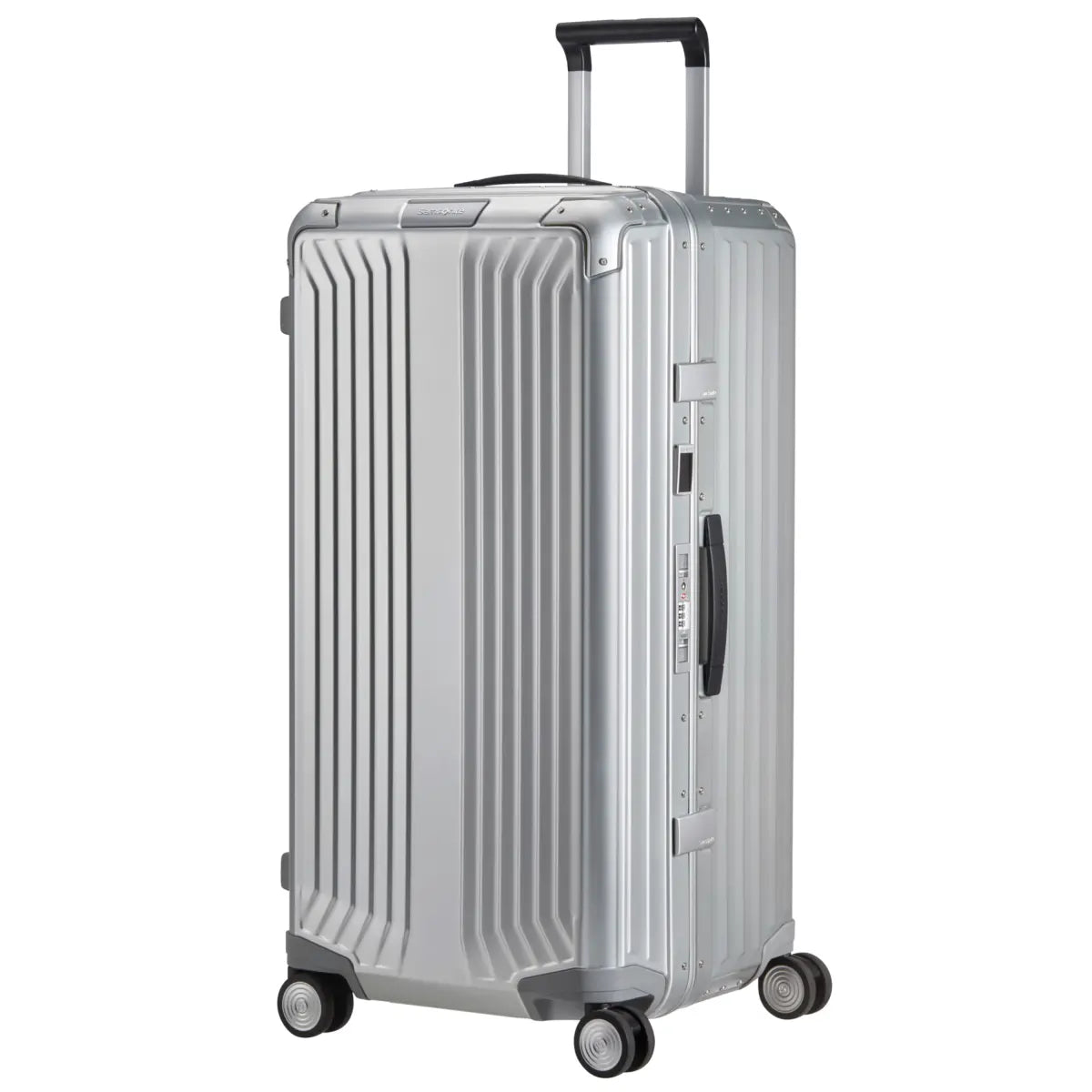 Samsonite Lite-Box ALU Anodised Aluminium 80 cm 4 Wheel Trunk - Aluminium