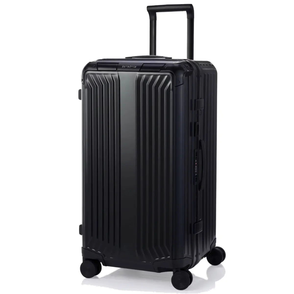 Samsonite Lite-Box ALU Anodised Aluminium 80 cm 4 Wheel Trunk - Black