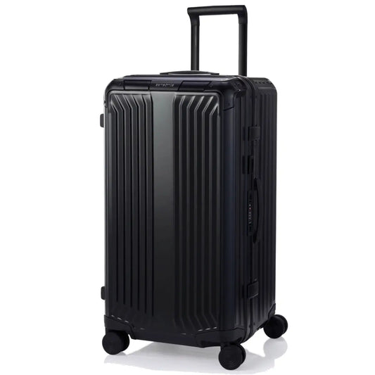 Samsonite Lite-Box ALU Anodised Aluminium 80 cm 4 Wheel Trunk - Black