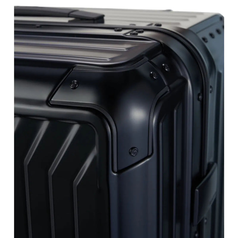 Samsonite Lite-Box ALU Anodised Aluminium 80 cm 4 Wheel Trunk - Black