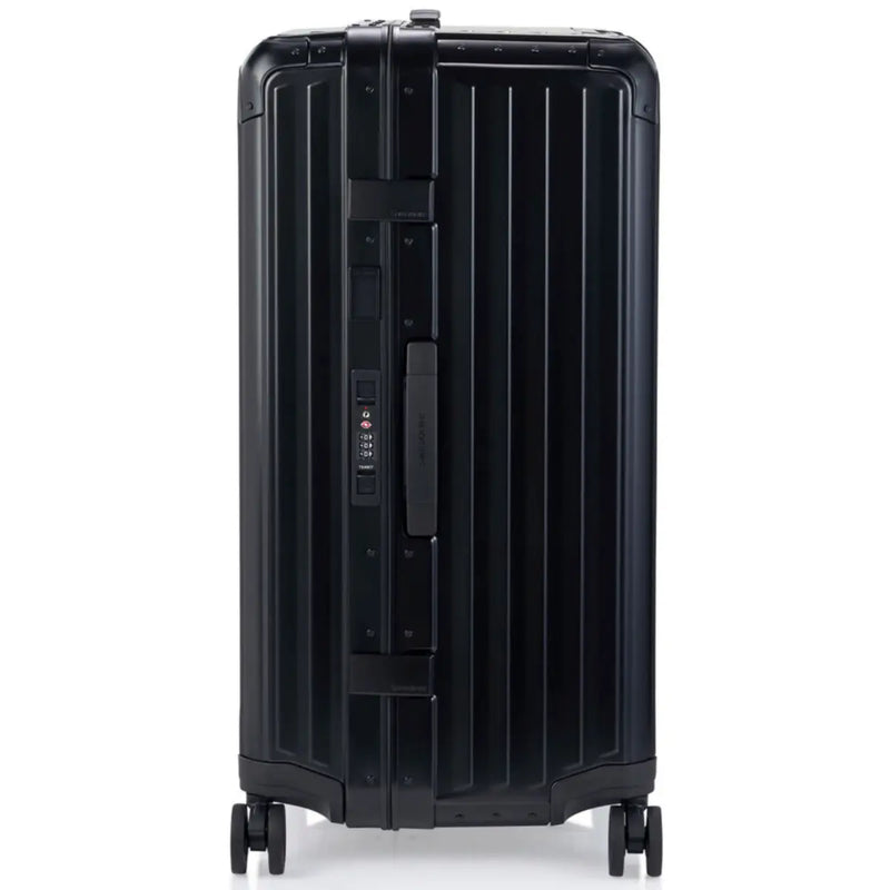 Samsonite Lite-Box ALU Anodised Aluminium 80 cm 4 Wheel Trunk - Black