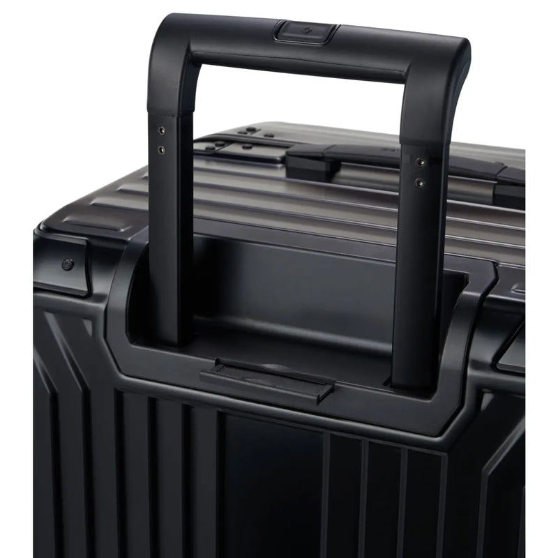 Samsonite Lite-Box ALU Anodised Aluminium 80 cm 4 Wheel Trunk - Black
