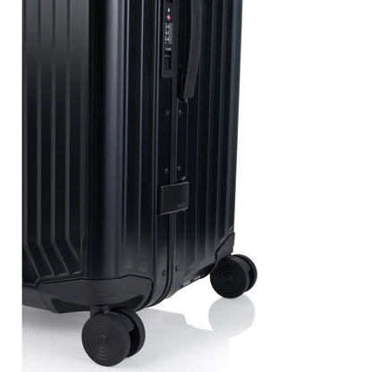 Samsonite Lite-Box ALU Anodised Aluminium 80 cm 4 Wheel Trunk - Black