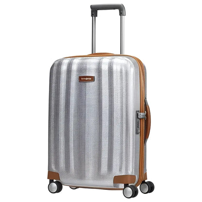 Lite-Cube Deluxe : 55 cm Spinner Wheeled Carry-On - Aluminium : Samsonite