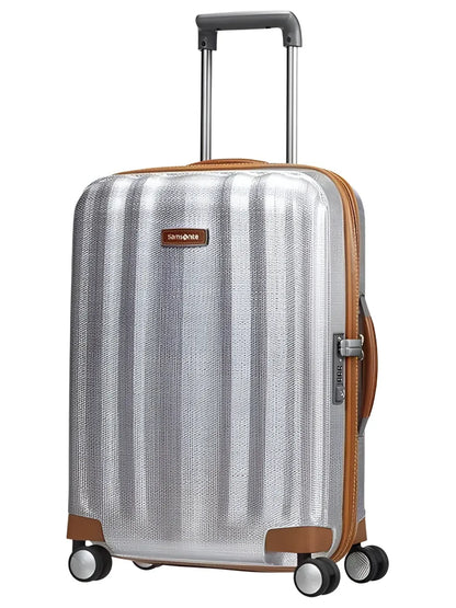Lite-Cube Deluxe : 55 cm Spinner Wheeled Carry-On - Aluminium : Samsonite