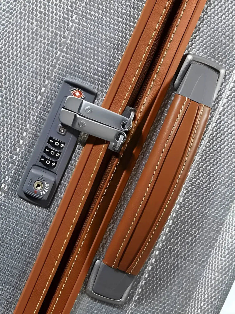Integrated 3 digit TSA combination lock