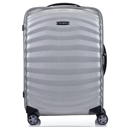 Samsonite Lite-Shock Sport 55 cm 4 Wheel Spinner Carry-On Luggage - Silver