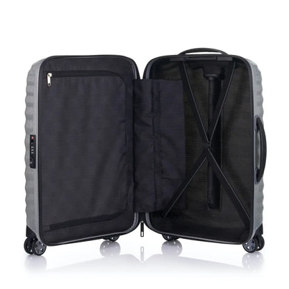 Zippered divider pad and cross ribbons in the bottom