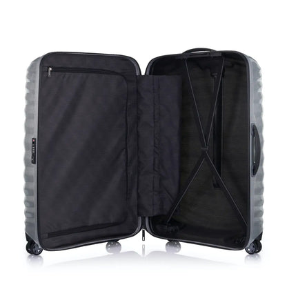 Zippered divider pad and cross ribbons in the bottom