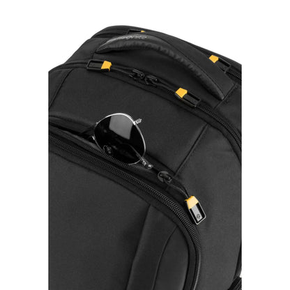 Top zippered pocket for easy access to smaller items