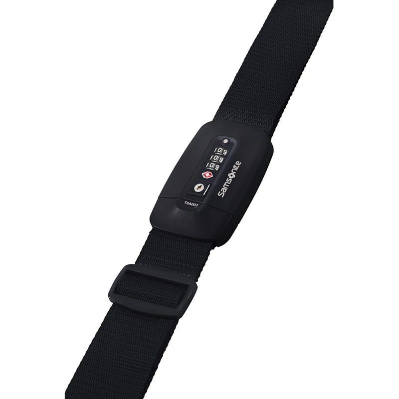 Samsonite Luggage Strap with TSA Lock - Black