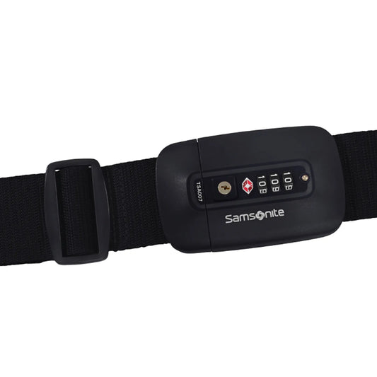 Samsonite Luggage Strap with TSA Lock - Black