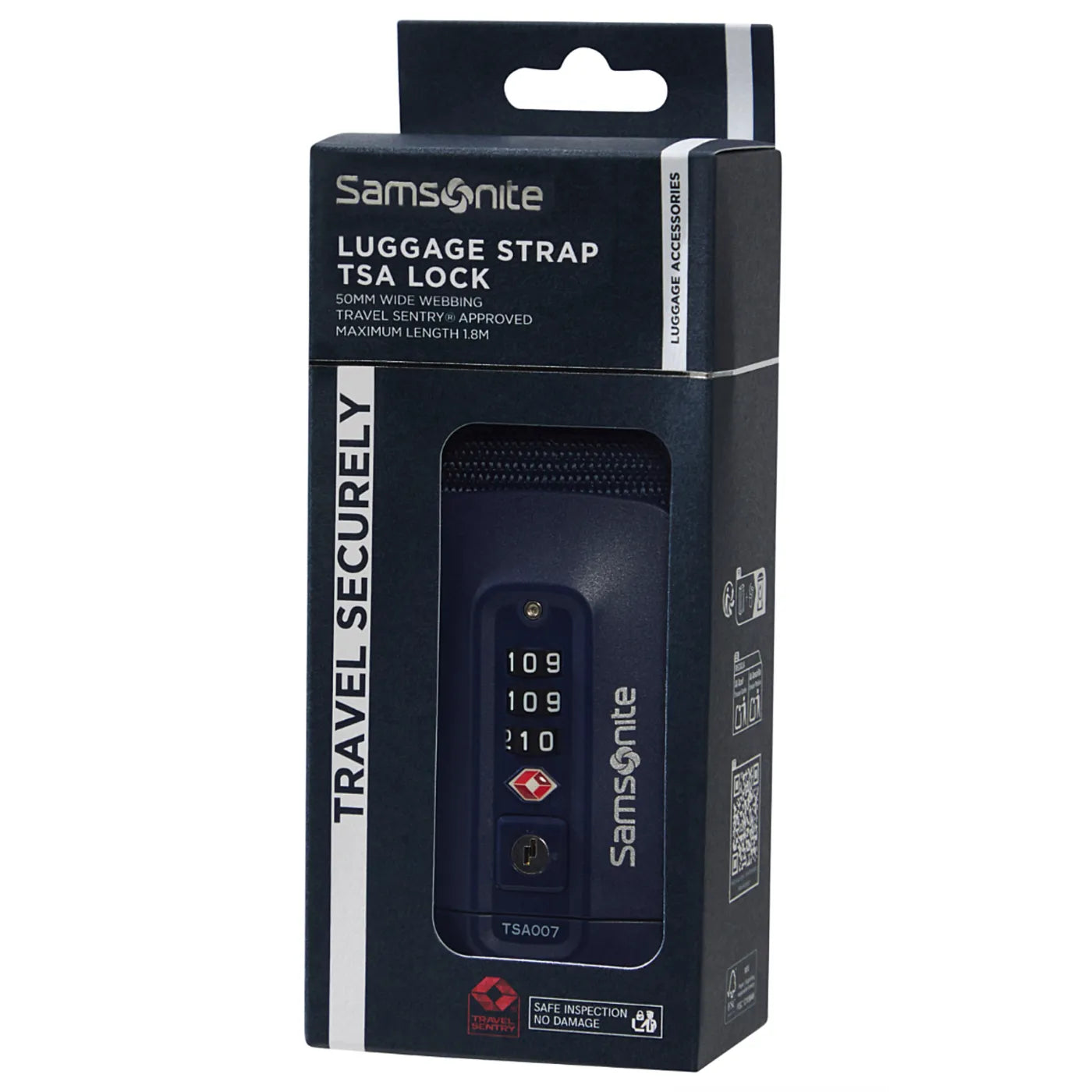 Samsonite Luggage Strap with TSA Lock - Midnight Blue