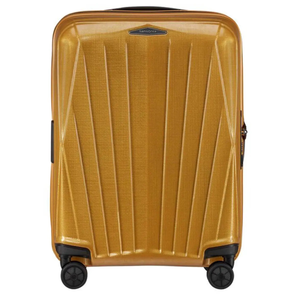 Samsonite Major-Lite 55 cm Expandable Carry-on Spinner Suitcase - Saffron Yellow