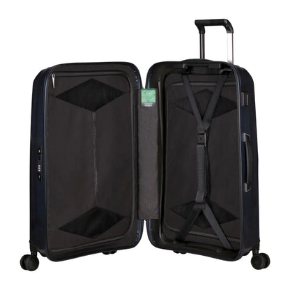 Compression straps and zippered dividers