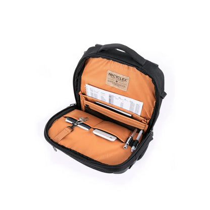 Organisation will be your strength with multiple slip pockets, zippered mesh pocket, pen holders etc...