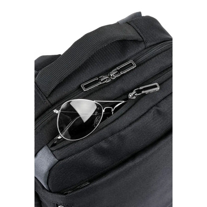 Top zippered pocket for easy access to smaller items