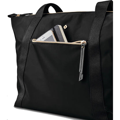 front zippered pocket stores essentials for easy access