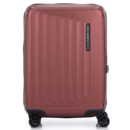Samsonite Nuon 55 cm Expandable Cabin Spinner Suitcase - Terracotta Red