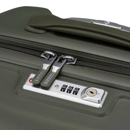 Samsonite Oc2Lite 55 cm 4 Wheeled Expandable Carry-On Spinner Suitcase - Olive Green