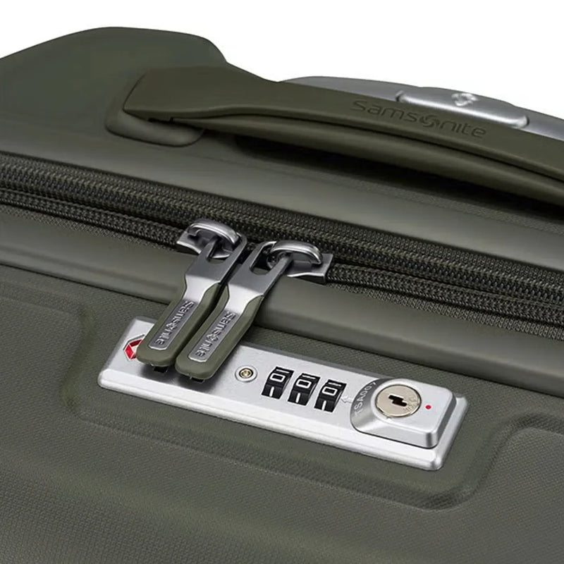 Samsonite Oc2Lite 55 cm 4 Wheeled Expandable Carry-On Spinner Suitcase - Olive Green