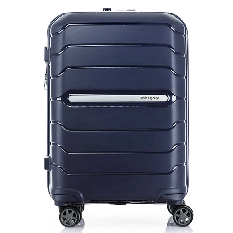 Samsonite Oc2Lite 55 cm 4 Wheeled Expandable Carry-On Spinner Luggage - Navy Blue