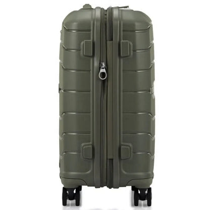 Samsonite Oc2Lite 55 cm 4 Wheeled Expandable Carry-On Spinner Suitcase - Olive Green