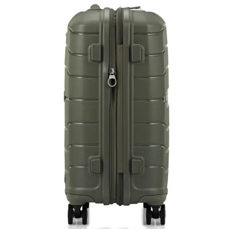 Samsonite Oc2Lite 55 cm 4 Wheeled Expandable Carry-On Spinner Suitcase - Olive Green