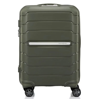 Samsonite Oc2Lite 55 cm 4 Wheeled Expandable Carry-On Spinner Suitcase - Olive Green