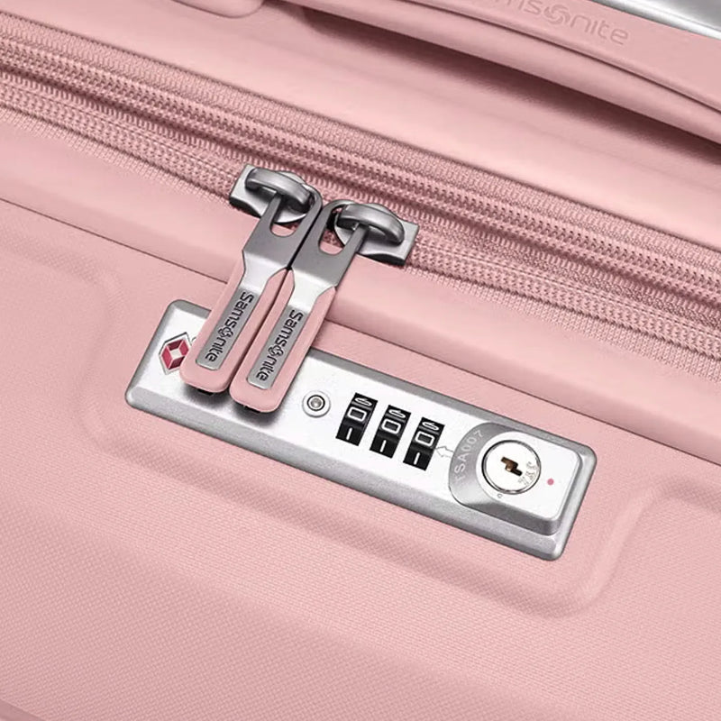 Samsonite Oc2Lite 55 cm 4 Wheeled Expandable Carry-On Spinner Case - Pink Lemonade