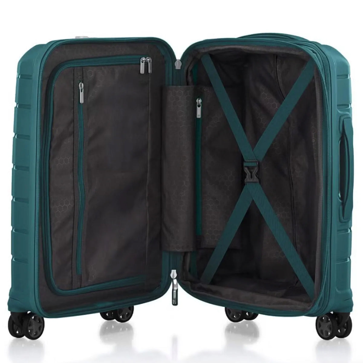 Samsonite Oc2Lite 55 cm 4 Wheeled Expandable Carry-On Spinner Case - Emerald Green