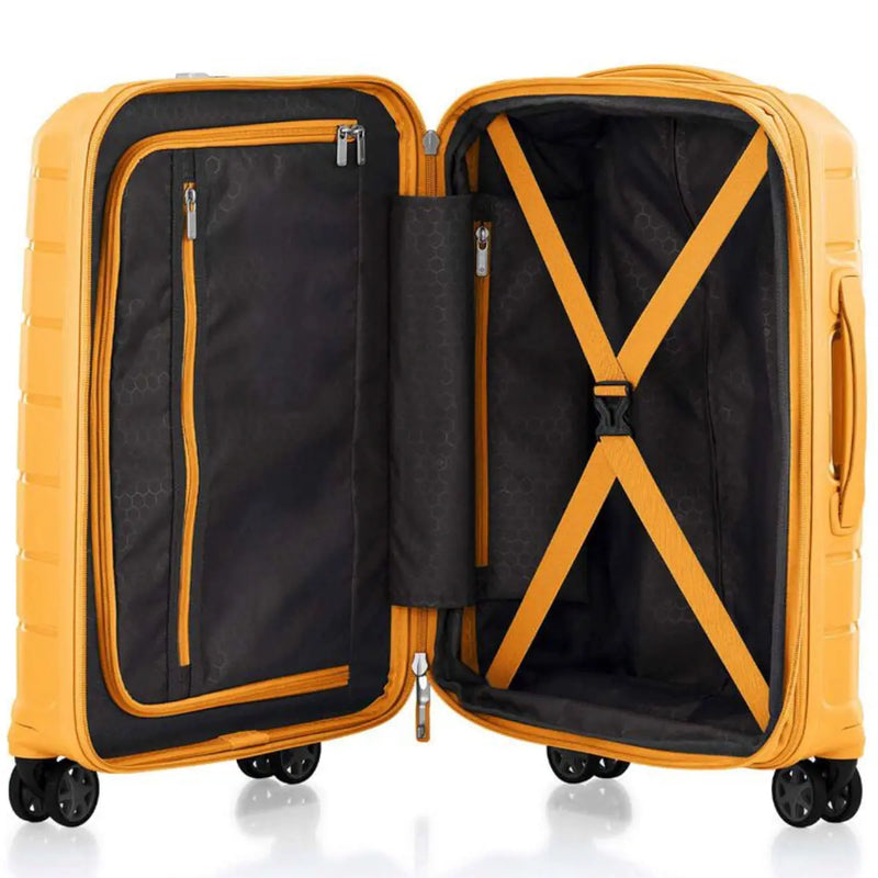 Samsonite Oc2Lite 55 cm 4 Wheeled Expandable Carry-On Suitcase - Honey Gold