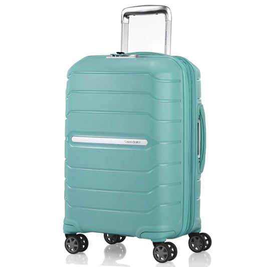 Samsonite Oc2Lite 55 cm 4 Wheeled Expandable Carry-On Suitcase - Aqua