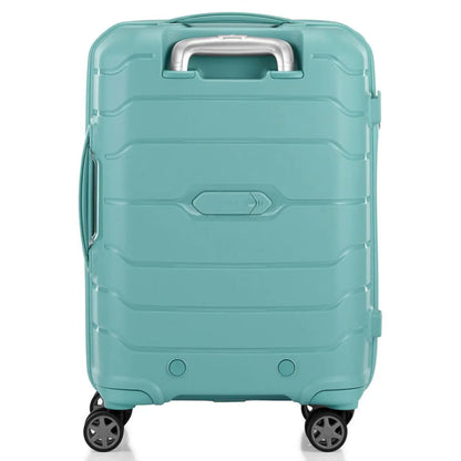 Samsonite Oc2Lite 55 cm 4 Wheeled Expandable Carry-On Suitcase - Aqua