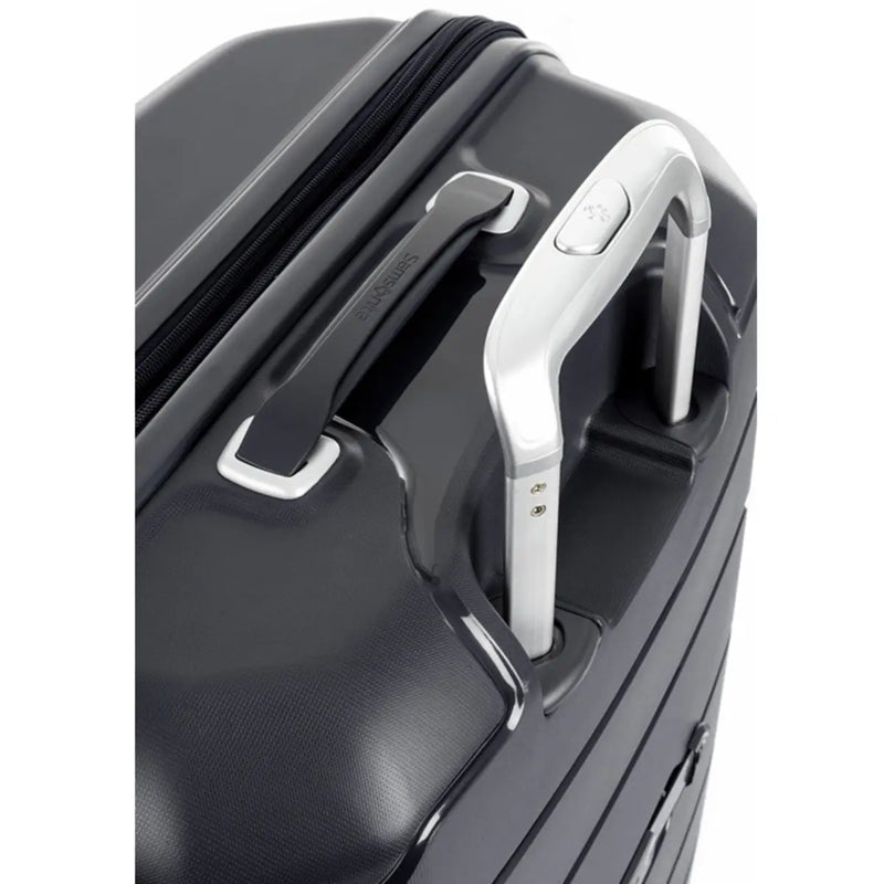 Push button retractable handle