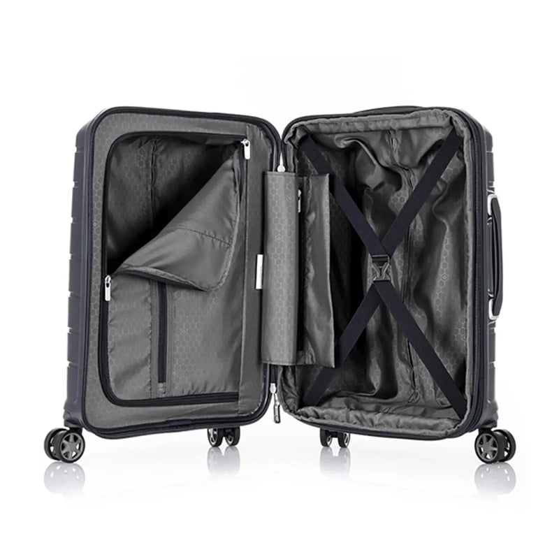 Functional elastic cross ribbons to secure packed items