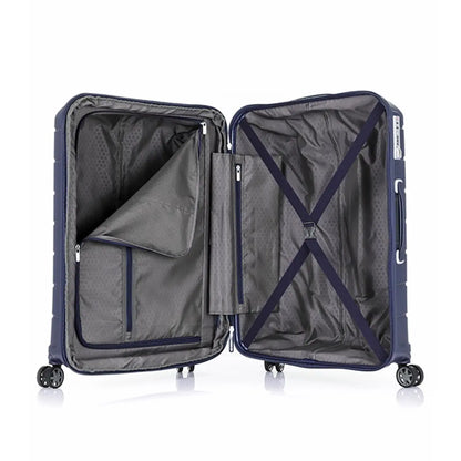 50/50 split packing with zippered internal pockets