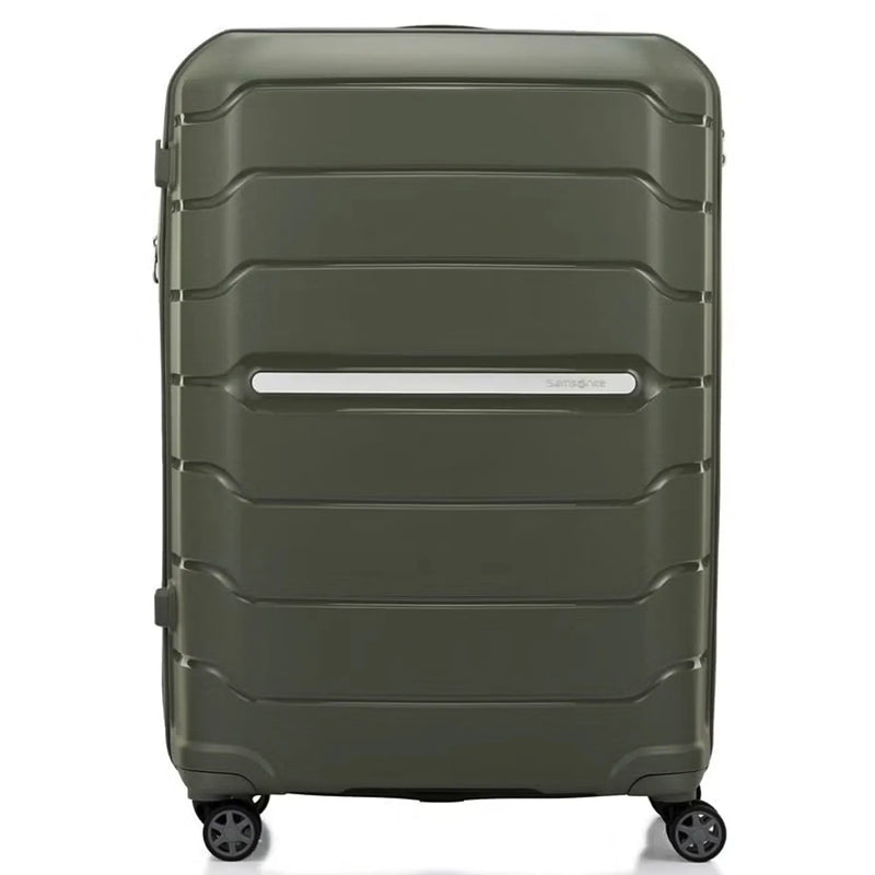 Samsonite Oc2Lite 75 cm 4 Wheeled Expandable Spinner Suitcase - Olive Green