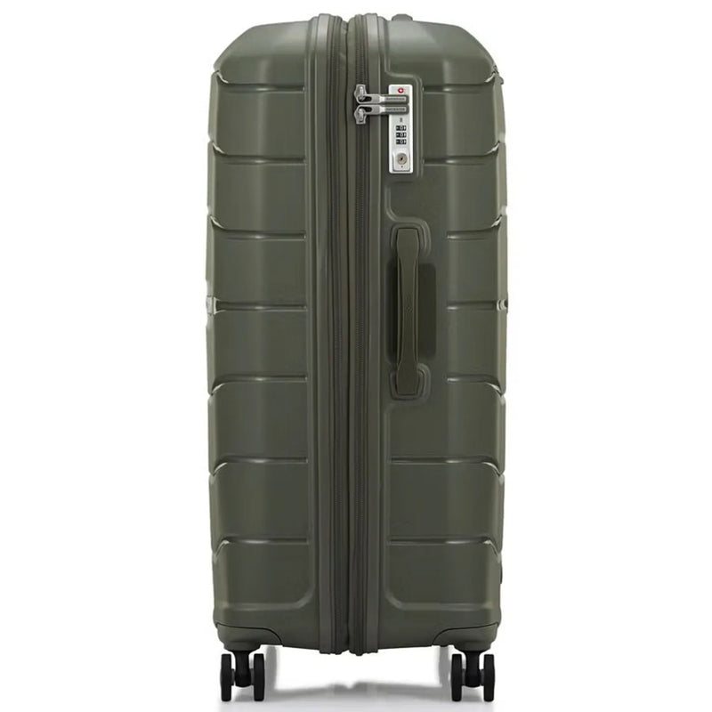 Samsonite Oc2Lite 75 cm 4 Wheeled Expandable Spinner Suitcase - Olive Green