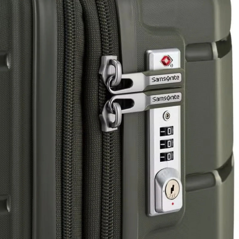 Samsonite Oc2Lite 75 cm 4 Wheeled Expandable Spinner Suitcase - Olive Green