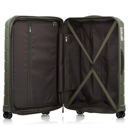 Samsonite Oc2Lite 75 cm 4 Wheeled Expandable Spinner Suitcase - Olive Green
