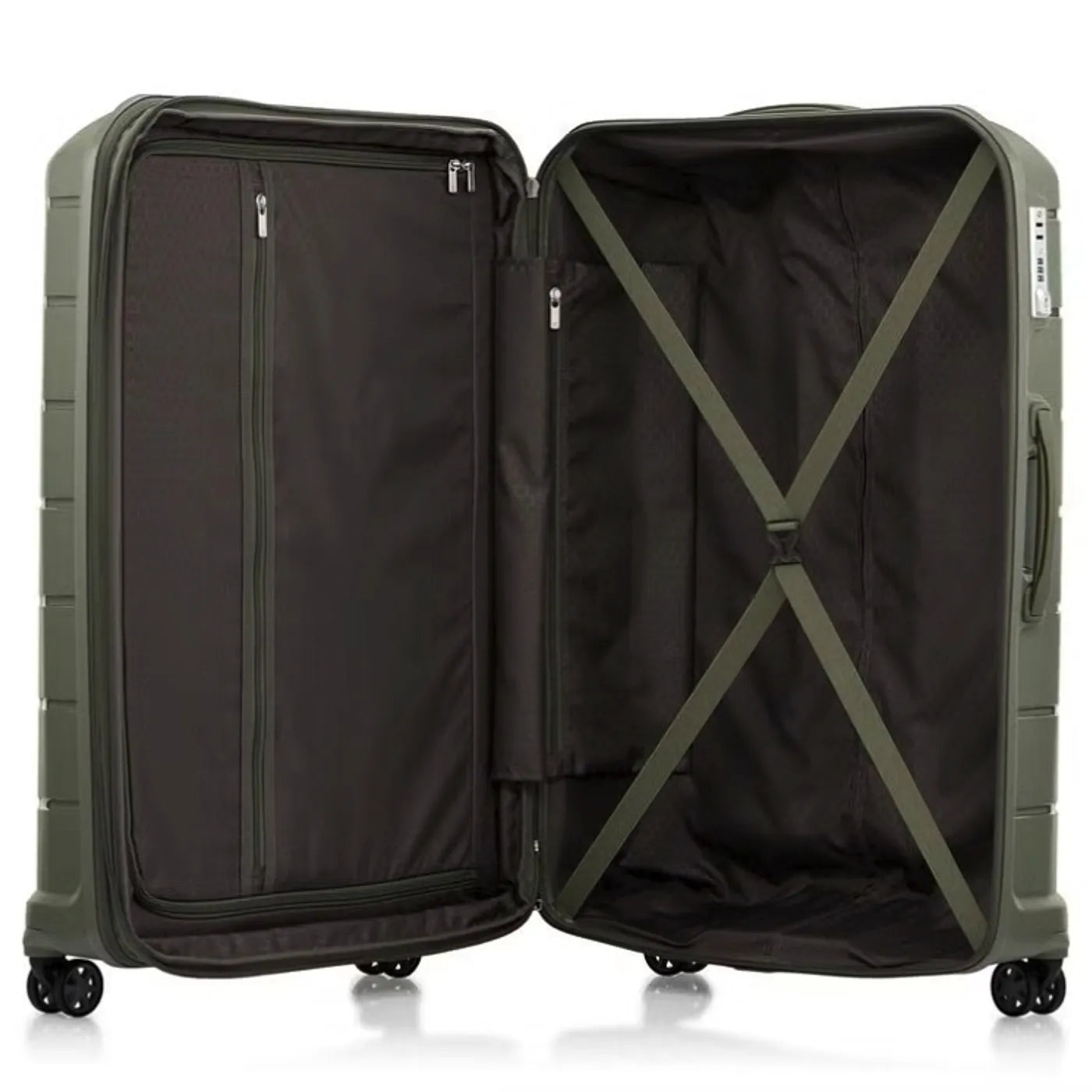 Samsonite Oc2Lite 81 cm 4-Wheel Expandable Spinner Suitcase - Olive Green
