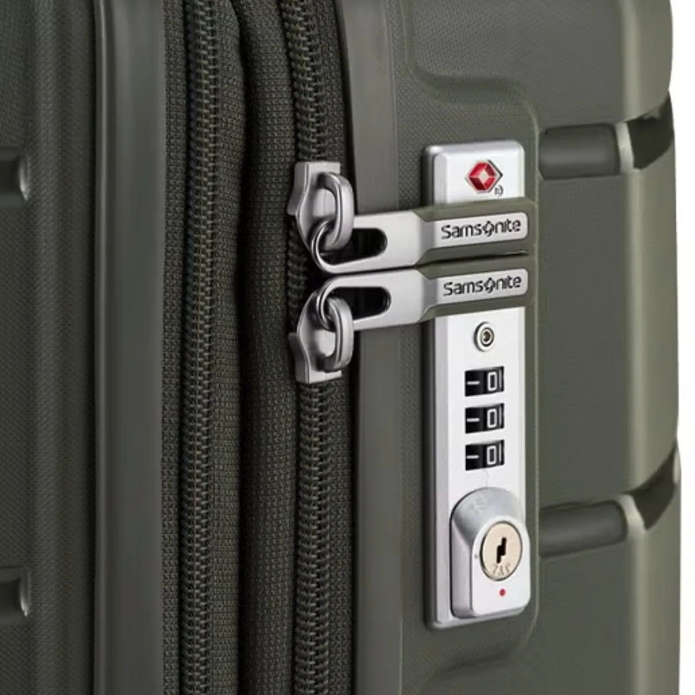 Samsonite Oc2Lite 81 cm 4-Wheel Expandable Spinner Suitcase - Olive Green