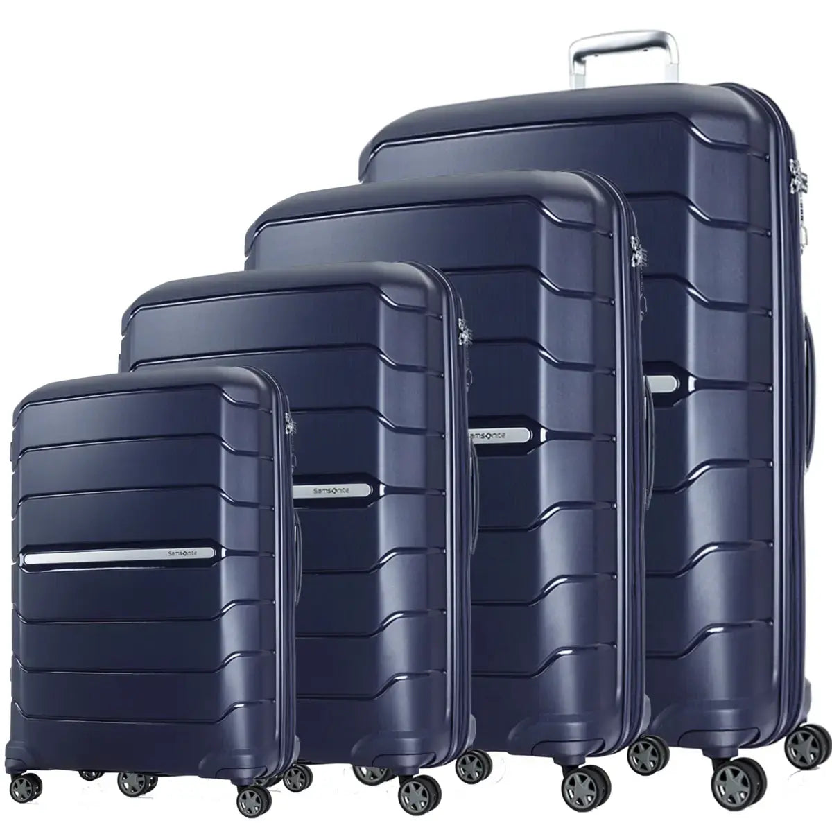 Samsonite Oc2Lite Carry-On 4 piece Suitcase Set - Navy Blue