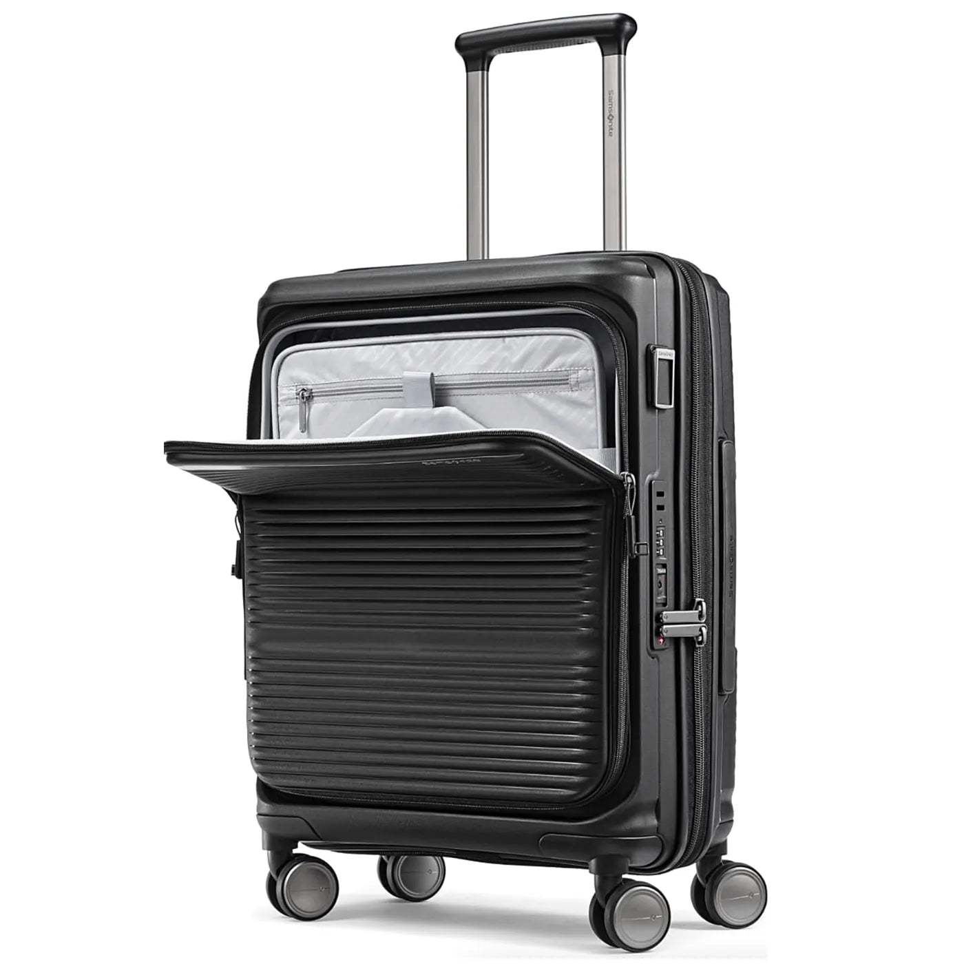 Samsonite Paralux 55 cm Expandable Carry-on Suitcase - Black