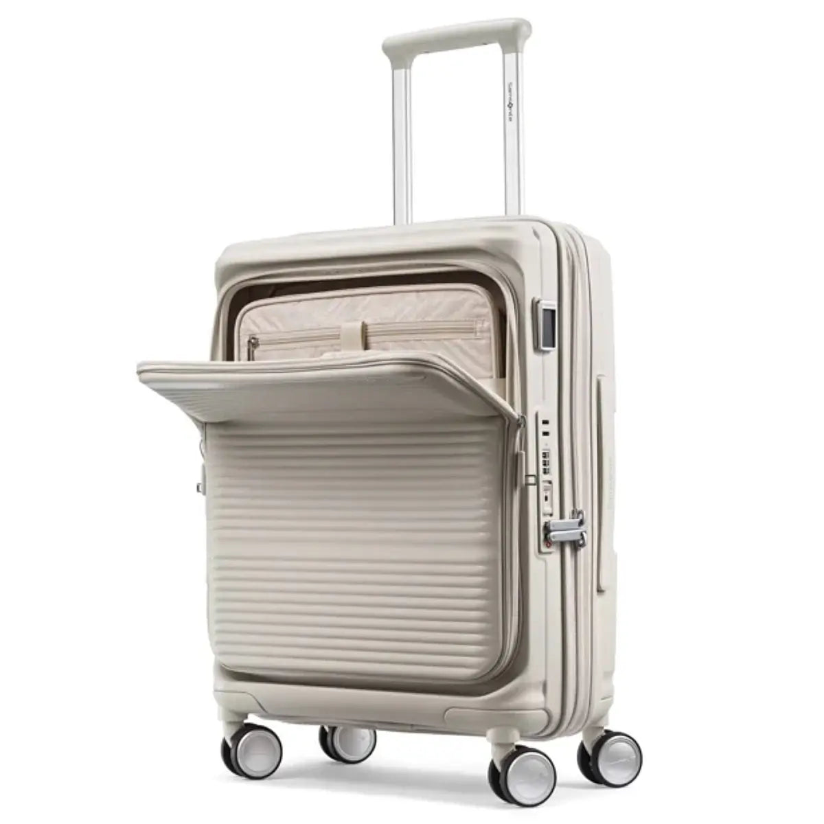 Samsonite Paralux 55 cm Expandable Carry-on Suitcase - Stone Grey
