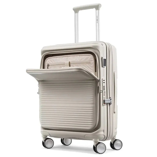 Samsonite Paralux 55 cm Expandable Carry-on Suitcase - Stone Grey